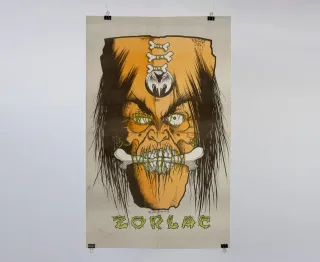 Poster Vintage Originale ZORLAC Skateboard