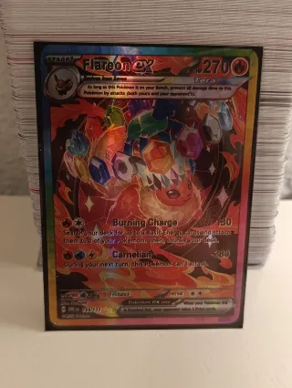 FALSA Flareon EX Full Art Prismatic Evolutions