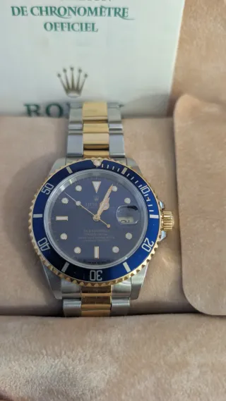 Rolex Submariner Acero y Oro Azul