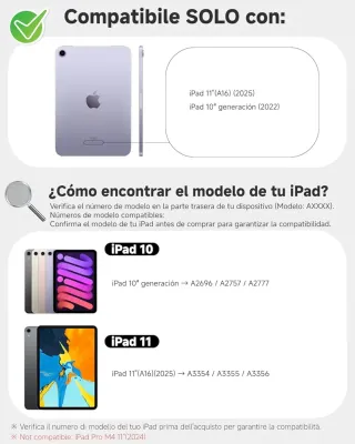 Teclado Nuflaz para iPad 10 / A16