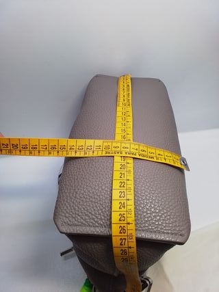 Bolso Bimba y Lola Piel Gris Trapecio