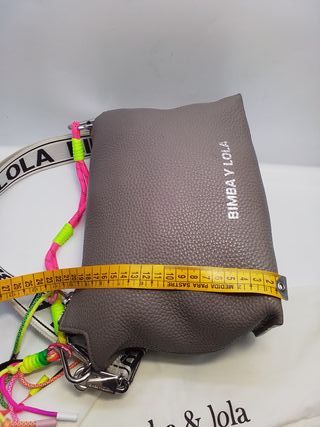 Bolso Bimba y Lola Piel Gris Trapecio