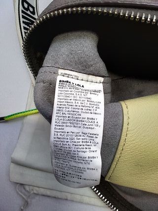 Bolso Bimba y Lola Piel Gris Trapecio