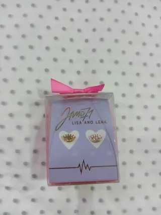 Pendientes infantiles Lisa and Lena dorados