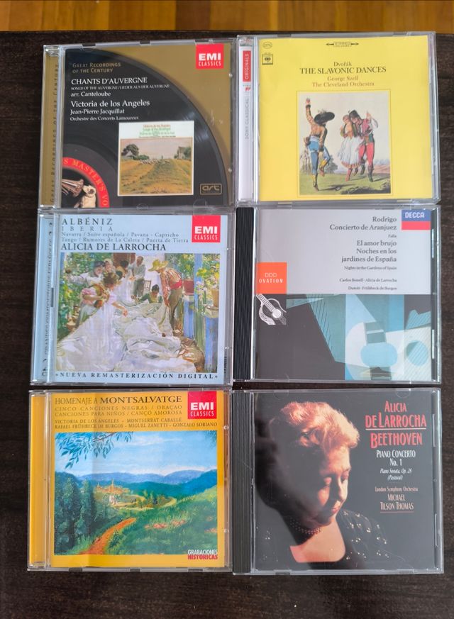 Lote CDs Música Clásica Dvorak, Rodrigo, Beethoven