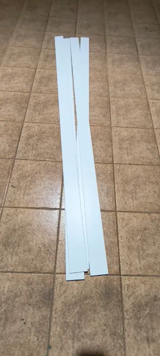 Tapajuntas blanco para puertas Los  4 por 15€