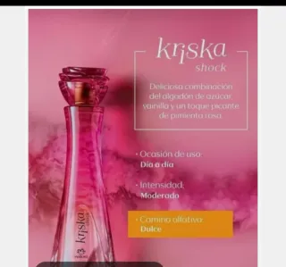 Perfume Kriska Shock Natura Mujer Rosa