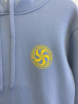 Sudadera Escuela Cántabra de Somo Azul/Amarillo