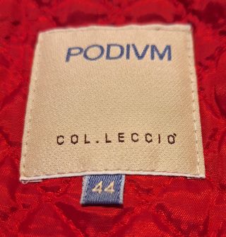 Cazadora roja acolchada