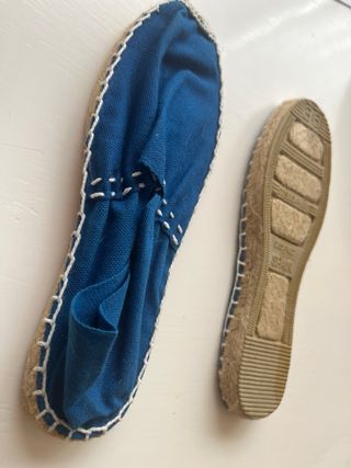 Alpargatas azules