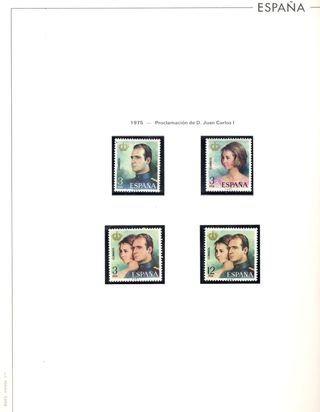  COLECCION DE SELLOS NUEVOS ESPAÑA AÑO 1976 AL1979
