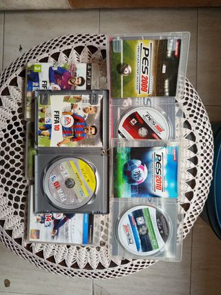 Lote Videojuegos PS3 FIFA y PES