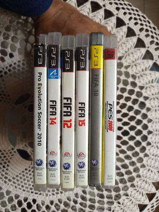 Lote Videojuegos PS3 FIFA y PES