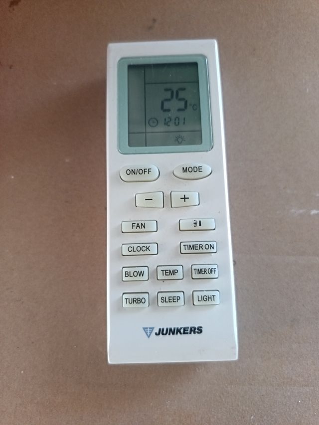 Mando Aire Acondicionado Junkers