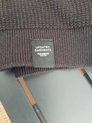 Jersey Pull&Bear Negro Talla S. De algodón 100%. 