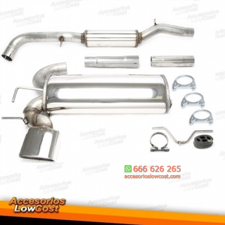 LINEA DE ESCAPE EN ACERO INOXIDABLE PARA Audi A3