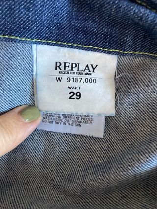 Falda-shorts  vaquera Replay