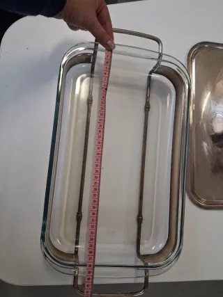 Teglia Rettangolare Silverplated