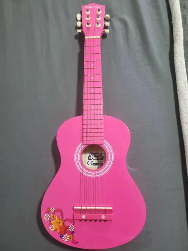 Guitarra rosa infantil Little Star