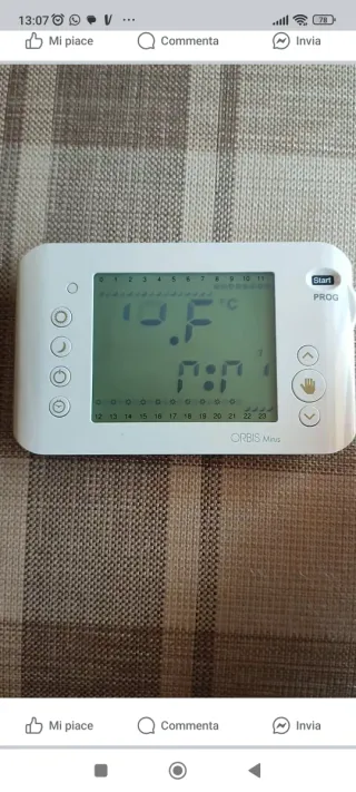 Termostato Orbis Mirus Cronotermostato