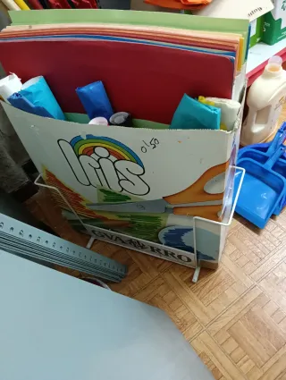 Cartulinas varios colores