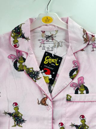 Pigiama grinch Rosa primark L nuova natalizia
