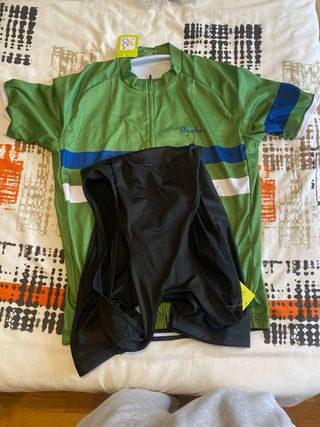 Maillot Ciclismo Rapha Verde Rayas