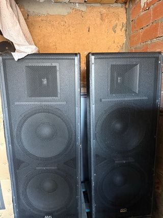 amplificador audiocenter va601 y altavoces AMS 15”