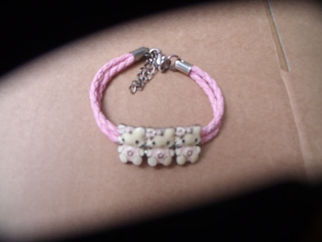Pulsera Hello Kitty Rosa
