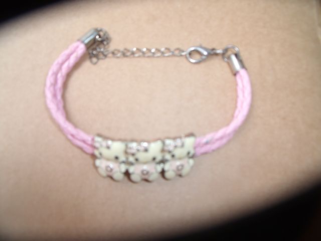 Pulsera Hello Kitty Rosa