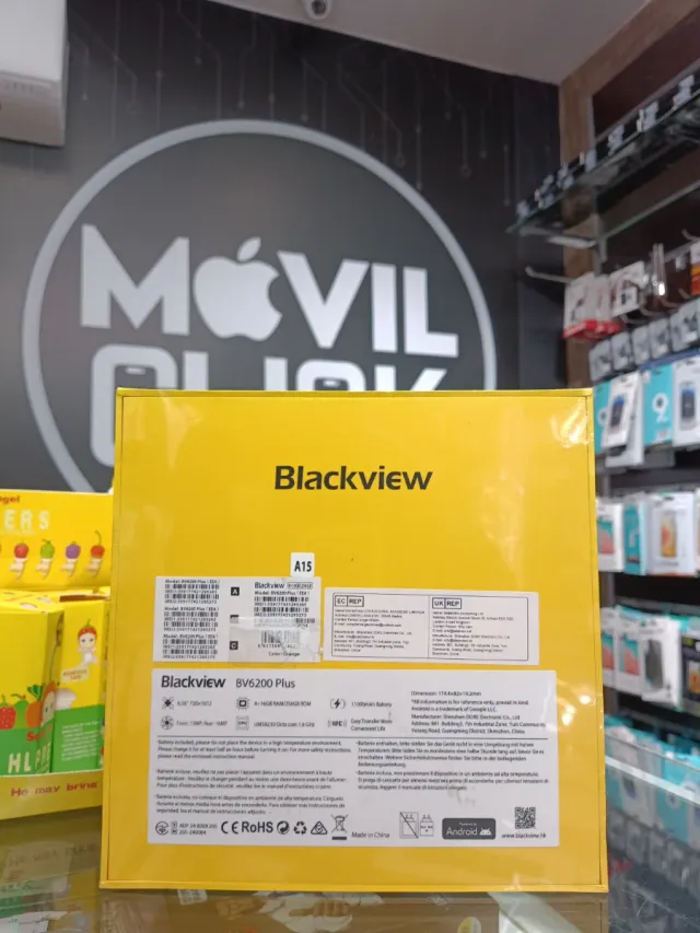 Blackview BV6200 Plus 256GB Naranja/Negro