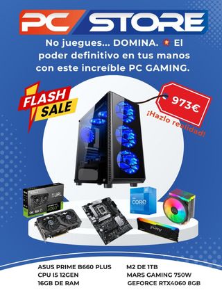 PC Gaming Completo 973€