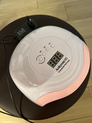 Lámpara Uñas Aokyon Profesional Rosa/Blanco