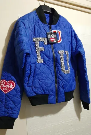 Piumino invernale donna blu