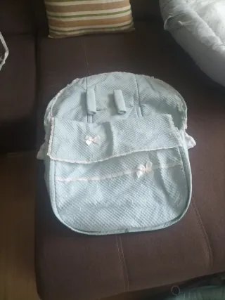 Saco cuco Rosy Fuentes verde agua