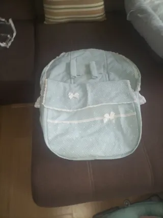 Saco cuco Rosy Fuentes verde agua