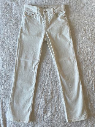 Pantalón Mango blanco