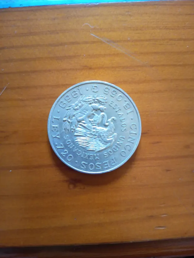 Moneda de Plata Mexicana 1959