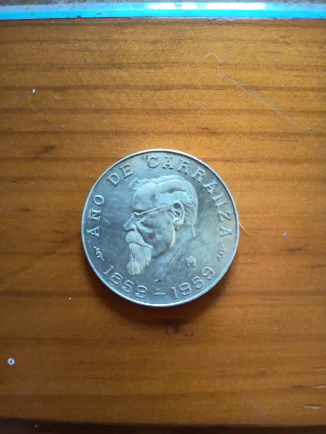 Moneda de Plata Mexicana 1959