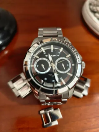 Reloj Viceroy Negro y Plateado