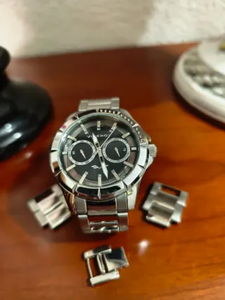 Reloj Viceroy Negro y Plateado