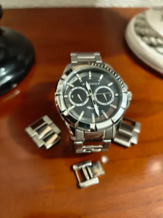 Reloj Viceroy Negro y Plateado
