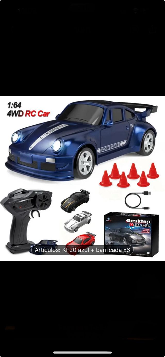 Coche RC Drift 4WD 1:64