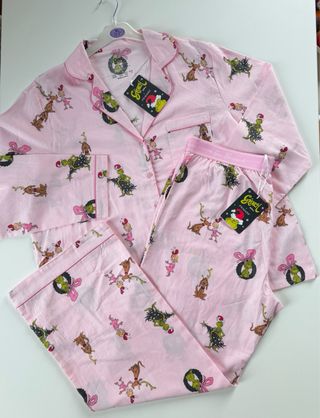 Pigiama grinch Rosa primark XL nuova natalizia