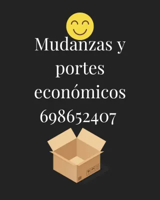 Mudanzas y portes económicos 698652407