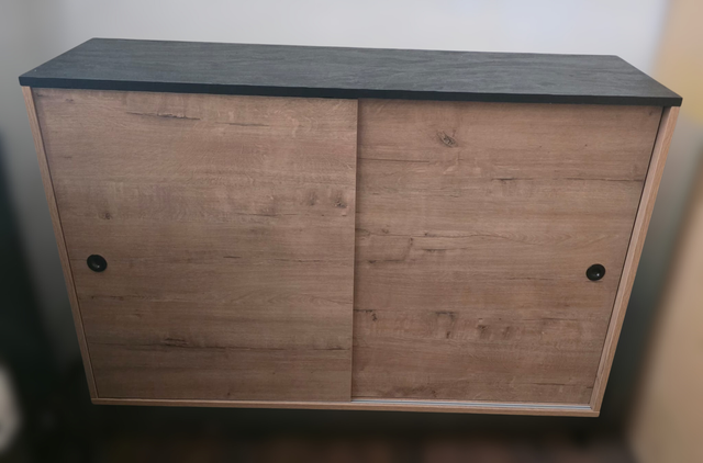 Aparador Roble 2 Puertas Correderas