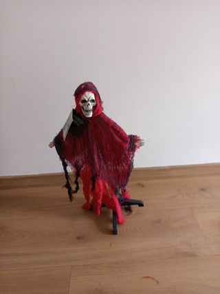 Figura Halloween Esqueleto Rojo