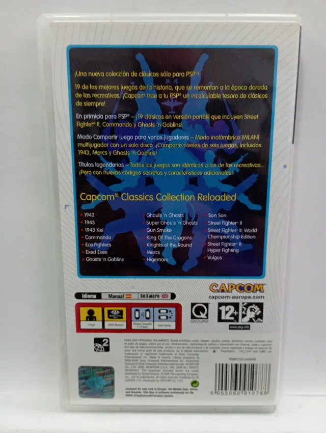 Collezione Capcom Classics per PSP Reloaded