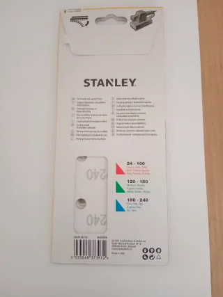 Lijas Stanley 5 uds 93x190mm