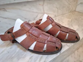 Sandalias de cuero para hombre
